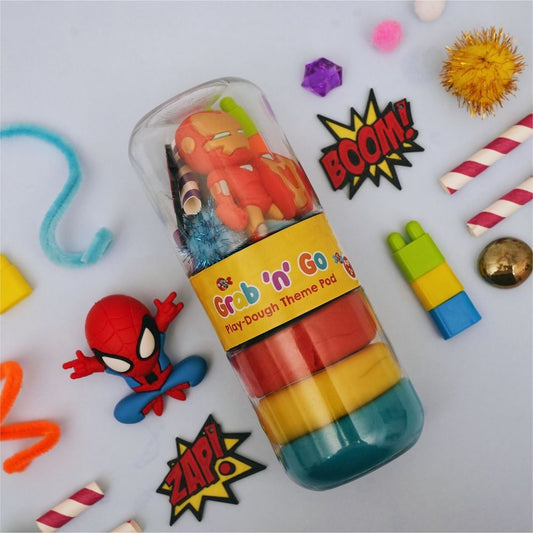 Avengers Superheroes - Grab n Go Playdough Theme Pod Dohdle