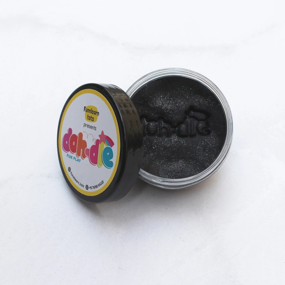 Black 1pc – Glitter Dohdle Playdough
