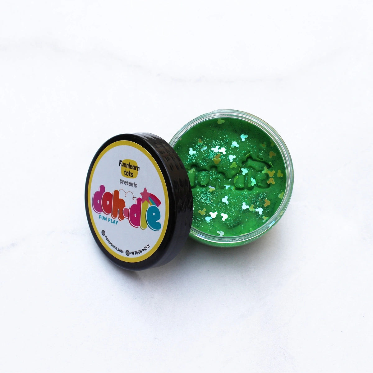 Green 1pc – Glitter Dohdle Playdough