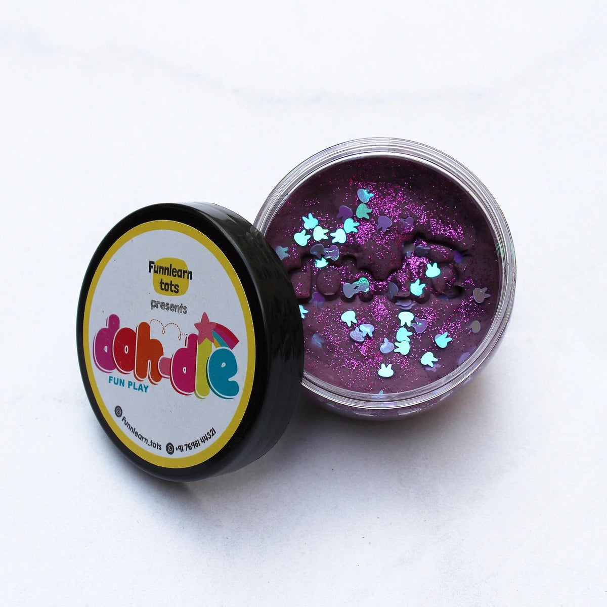 Purple 1pc – Glitter Dohdle Playdough