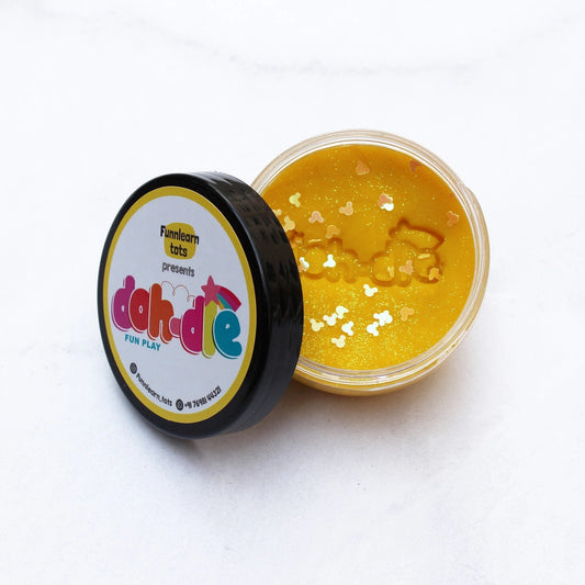 Yellow 1pc – Glitter Dohdle Playdough