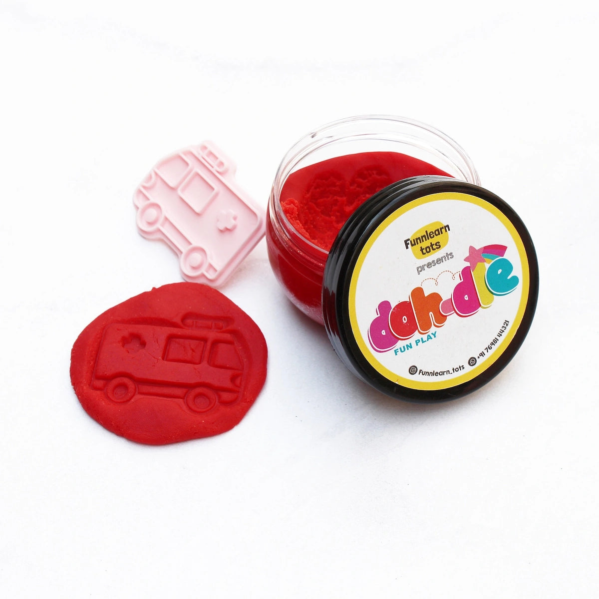 Red 1pc – Dohdle Playdough