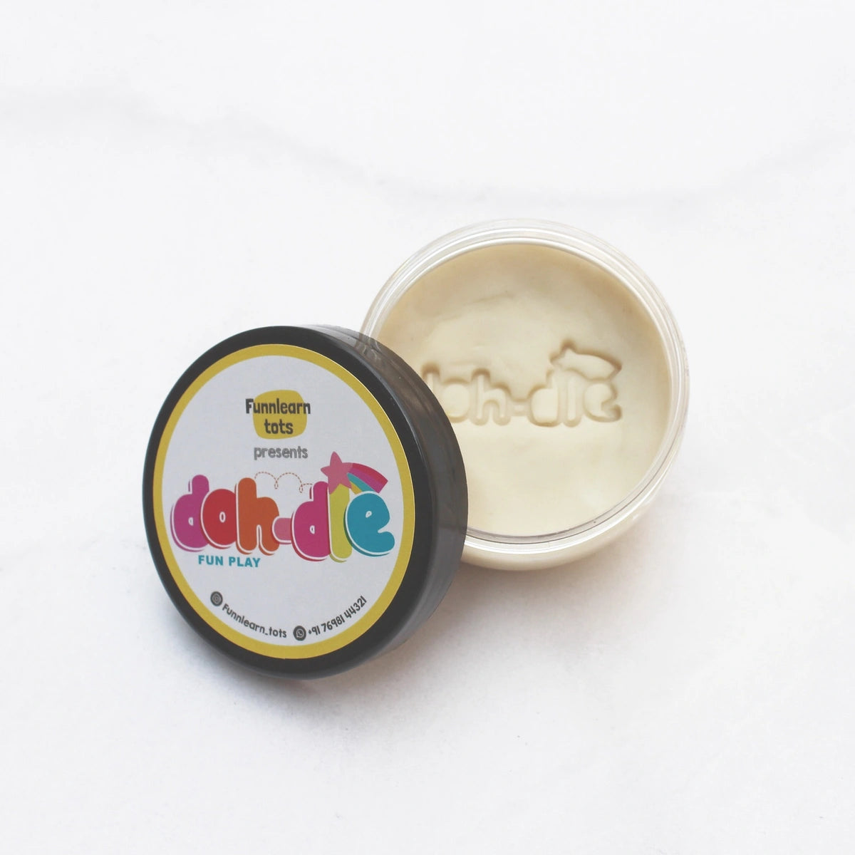 White 1pc – Dohdle Playdough