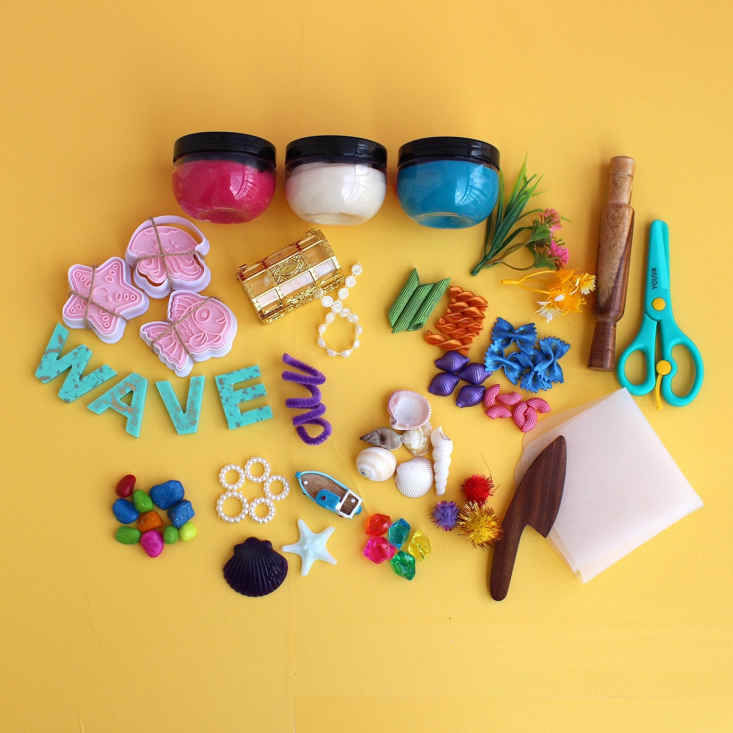 Ocean Treasures – Ocean Theme Dohdle Playdough Kit