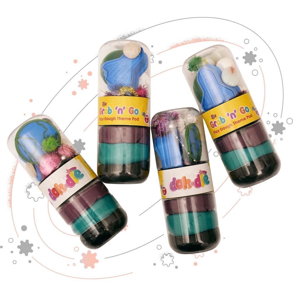 Space Adventure – Grab n Go Playdough Theme Pod Dohdle